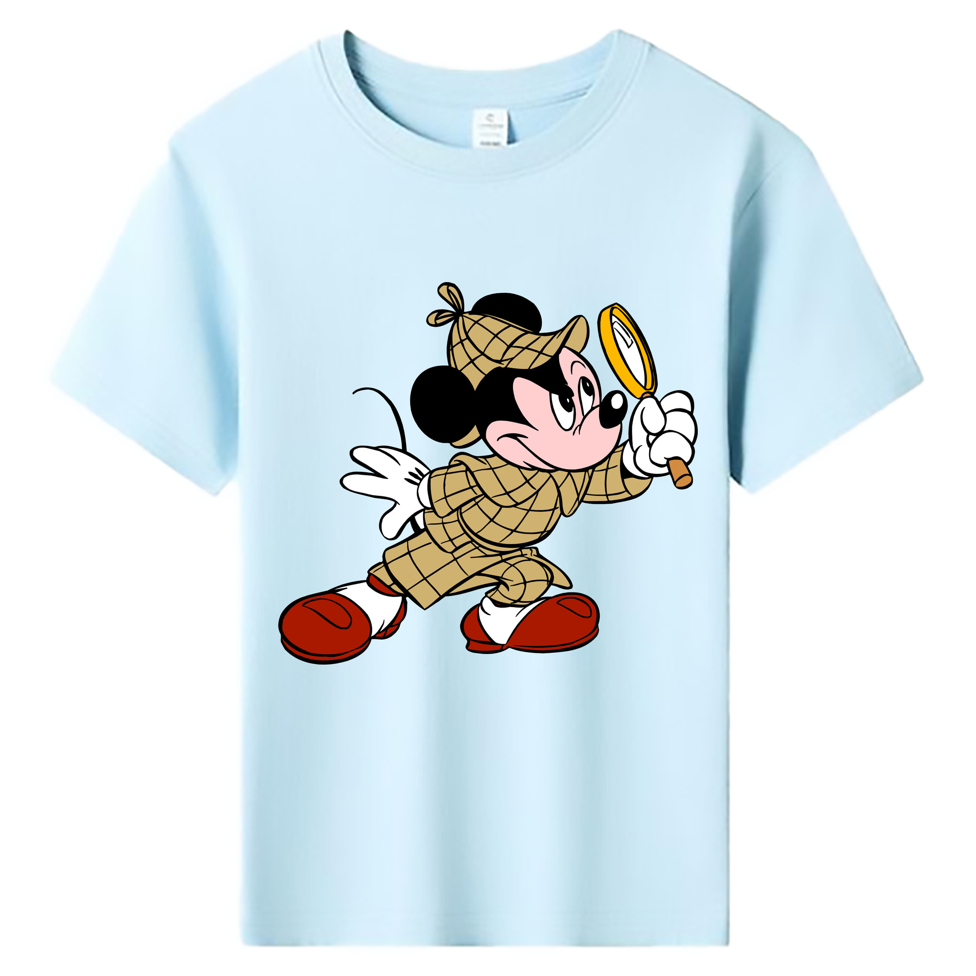 ミッキーマウス Mickey Mouse 綿100％キッズTシャツ（フロントプリント）